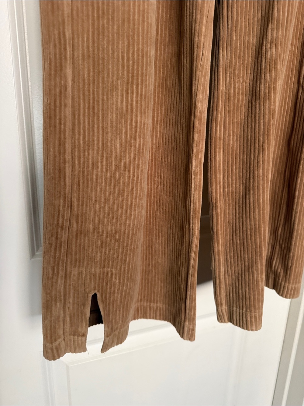 Nike Tan Corduroy Wide-Leg Track Pants - Picture 2 of 4